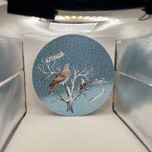 Haviland Limoges 1971 Two Turtle Doves #2 Haviland France Plate